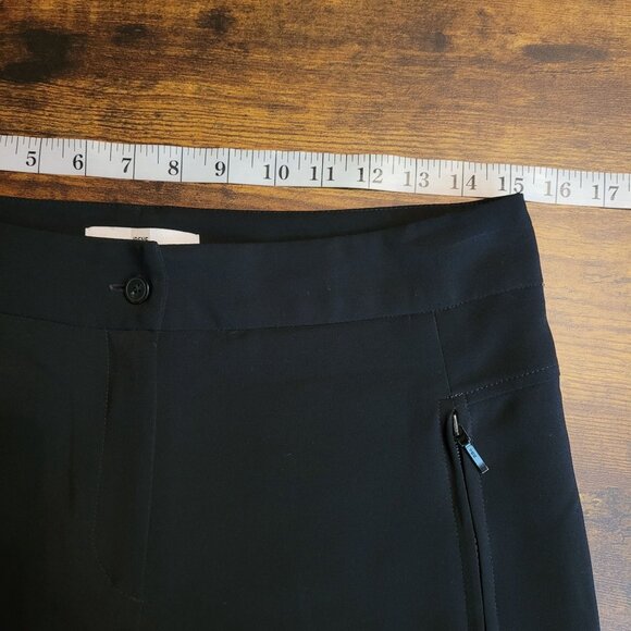 Irene Van Ryb Trouser Pants Womens EU 40 US 8 Zip Leg Pockets Equestrian Preppy - Picture 9 of 14